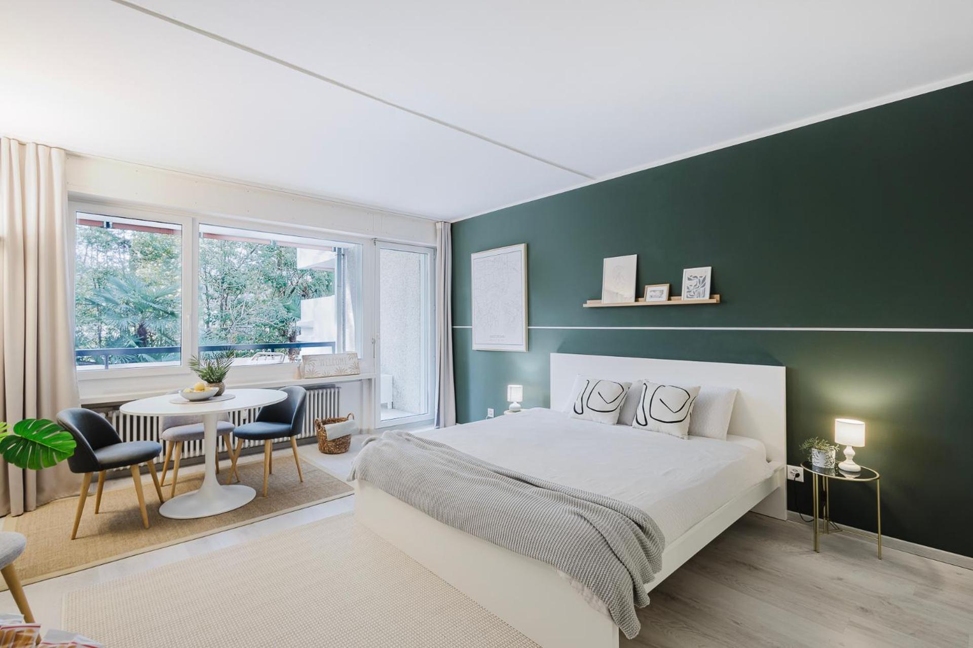 Luganersee, Pool, Strand, Parkplatz, Suite 204 Bissone Luaran gambar